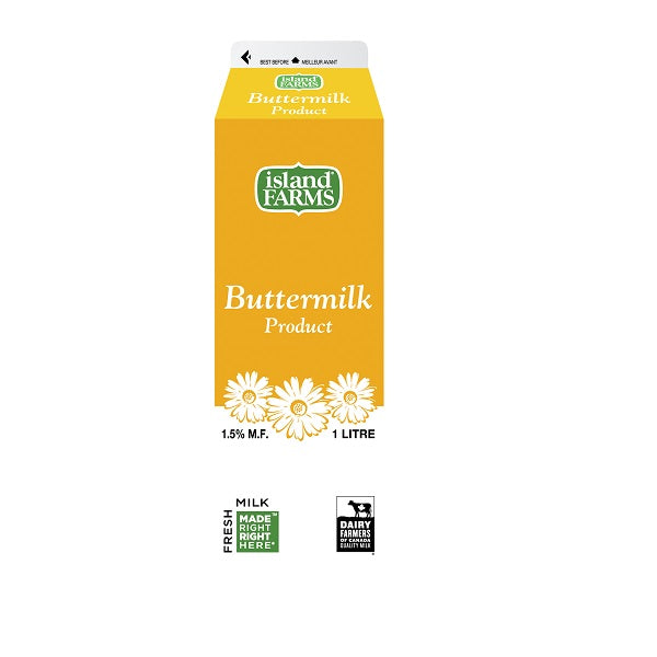 Island Farm Buttermilk, 1litre PCS