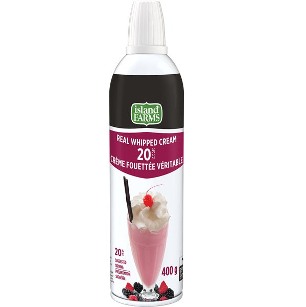 Island Farm Whip Cream Aerosol, 400g