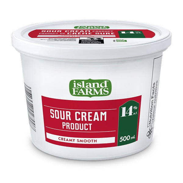 Island Farm Sour Cream, 500ml PCS