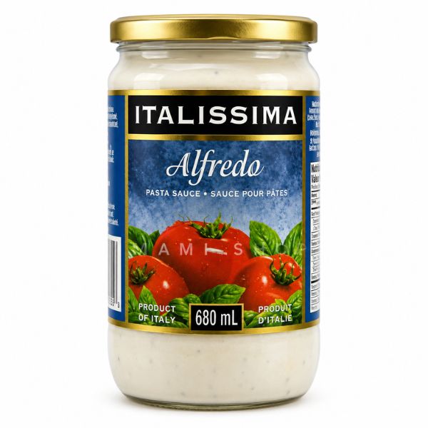 Italissima Alfredo Pasta Sauce, 680ml