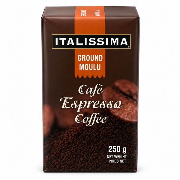 Italissima Espresso Ground Medium, 250gr