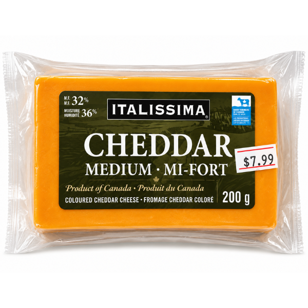 Italissima Medium Cheddar, 200gr