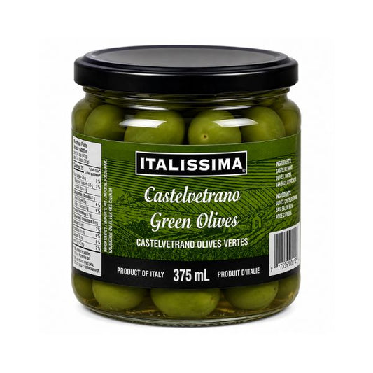 Italissima Organic Castelvetrano Olives, 375ml