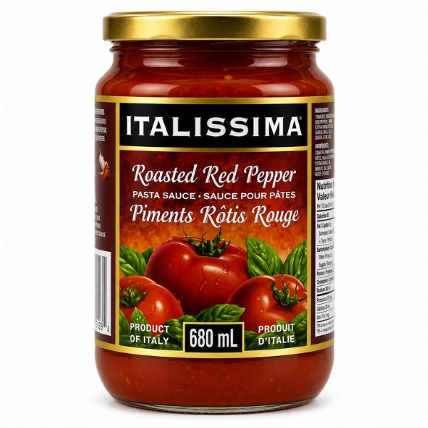 Italissima Roasted Garlic Pasta Sauce, 680ml