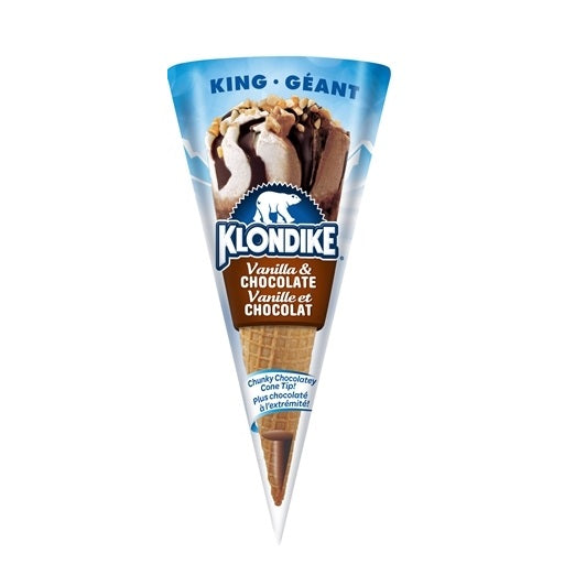 Klondike Chocolate and Vanilla Ice Cream Cone