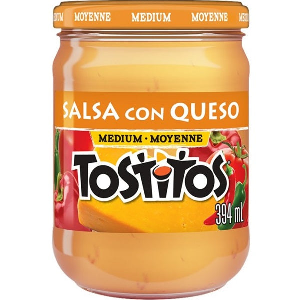 Tostitos Salsa Queso Medium, 394 ml