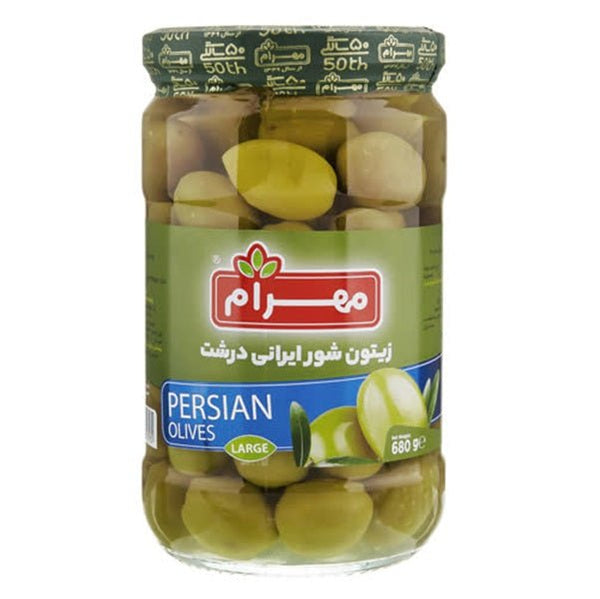 Mahram Green Olives Persian, 690gr
