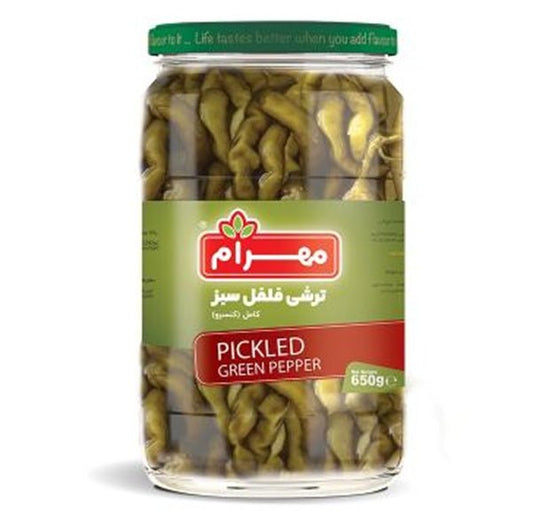 Mahram Green Pepper Pickled, 650gr
