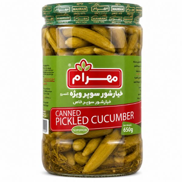 خیارشور سوپر ویژه مهرام — ۶۵۰ گرم
