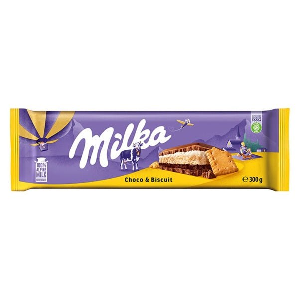 Milka Choco & Biscuit candy bar 