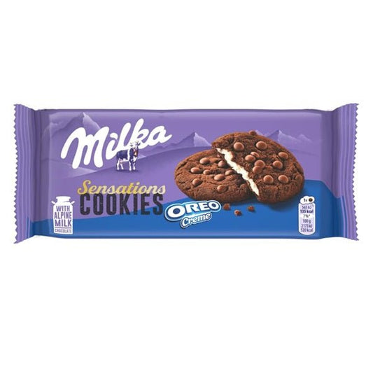 Milka Sensations Cookies Oreo Creme, 156gr
