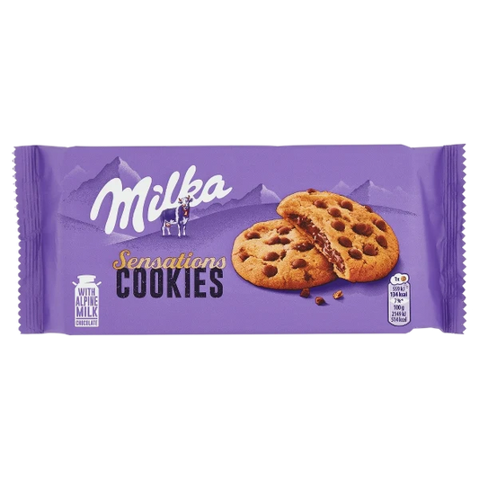 Milka Sensations Cookies White, 156gr