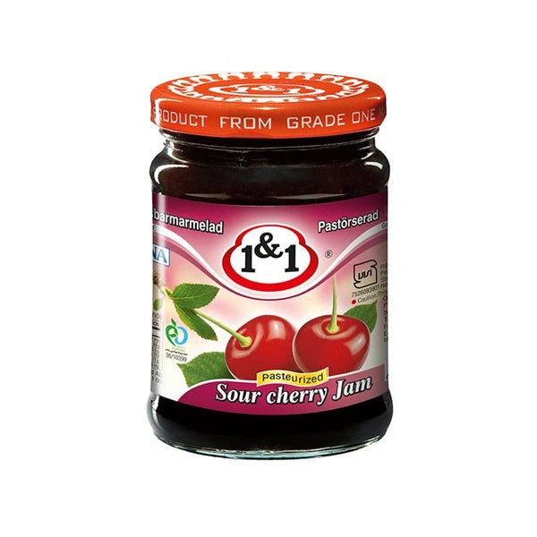 1&1 Sour Cherry Jam, 350gr