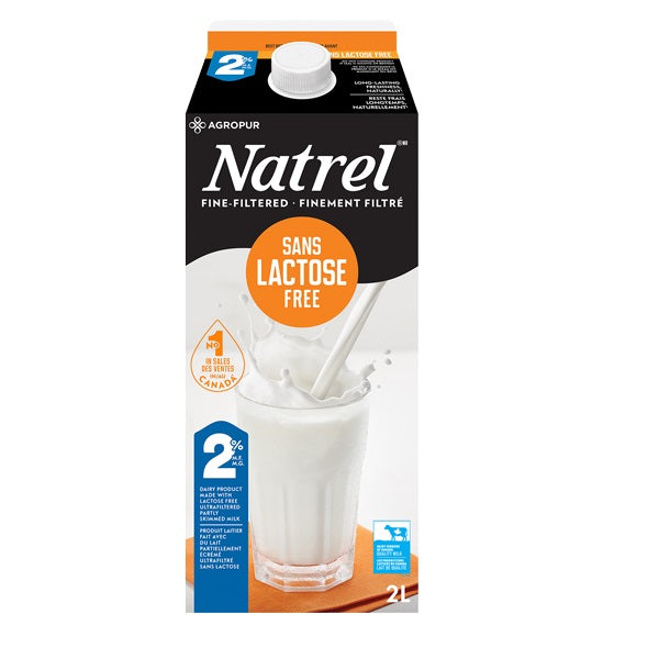 Natrel 2% Lactose Free Milk, 2L