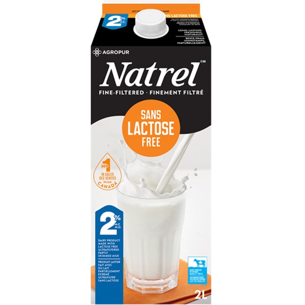 Natrel 2% Lactose Free Milk, 1L