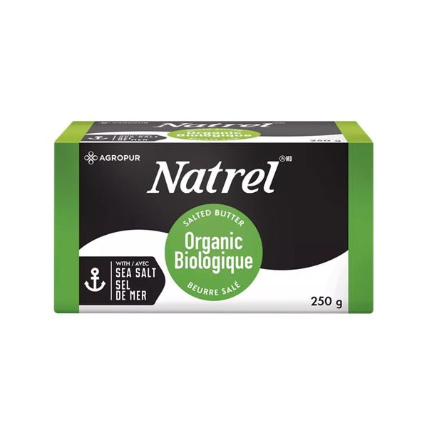 Natrel Organic Salted Butter ,250gr