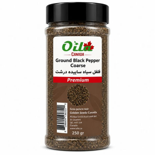 Oila Ground Black Pepper Coarse, 250gr