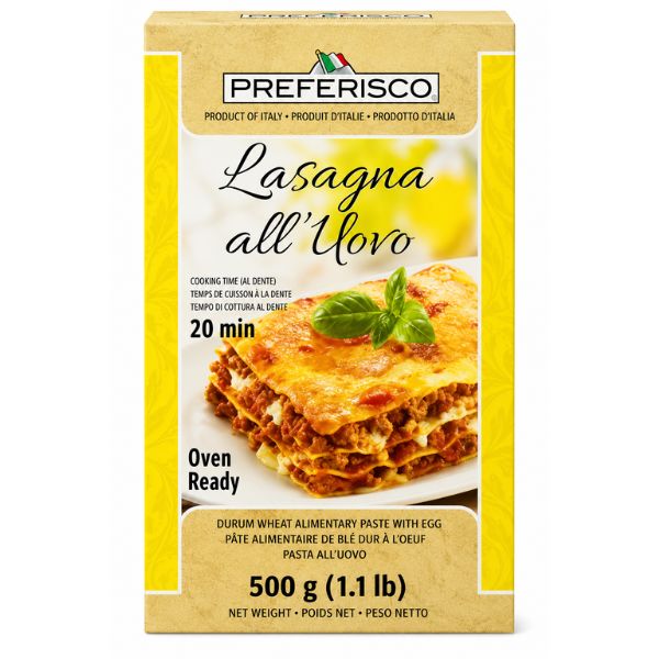 Preferisco Lasagna Egg Oven Ready, 500gr