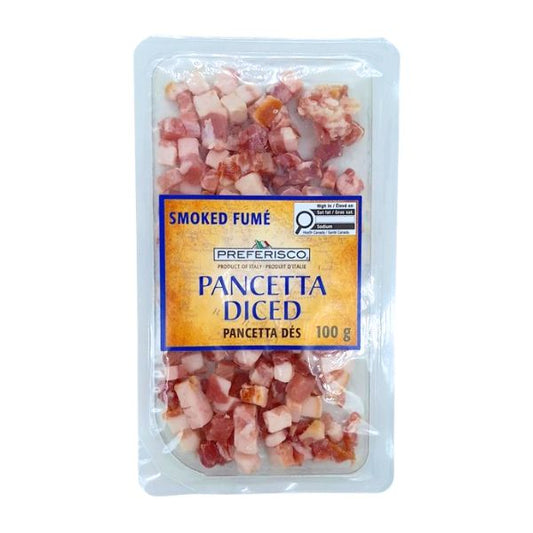 Preferisco Pancetta Diced Smoked, 100gr