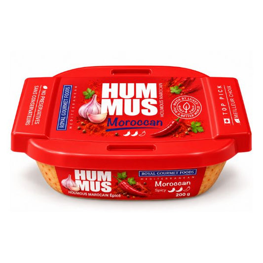Royal Gourmet Foods Moroccan Hummus, 227gr