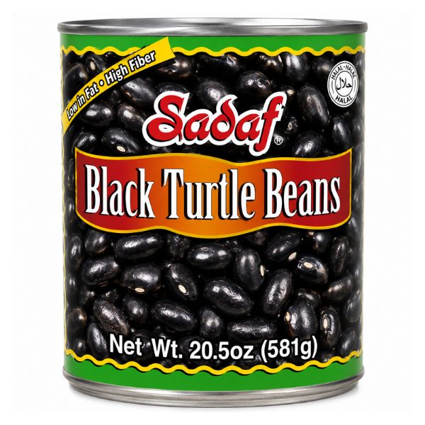 Sadaf Black Turtle Beans, 581gr
