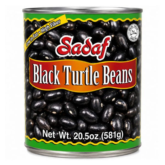 Sadaf Black Turtle Beans, 581gr