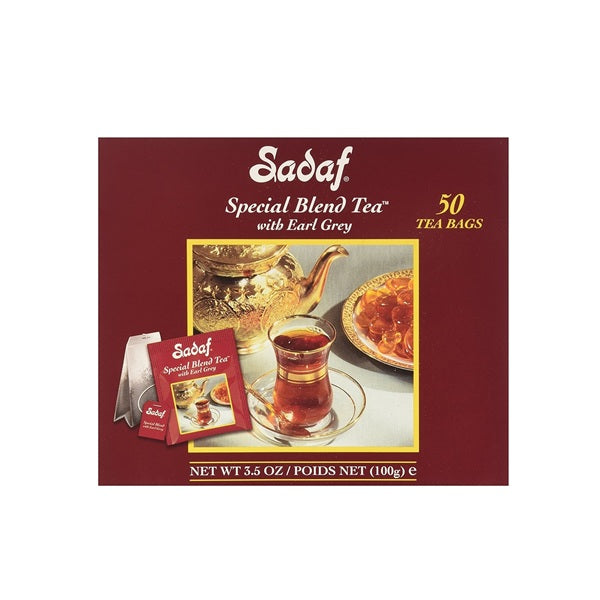 Sadaf Earl grey Tea, 50 Sachets