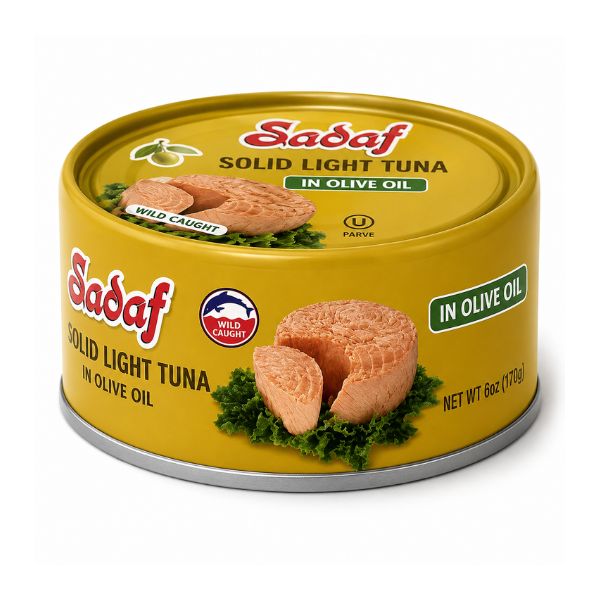Sadaf Light Tuna in Olive Oil, 170gr