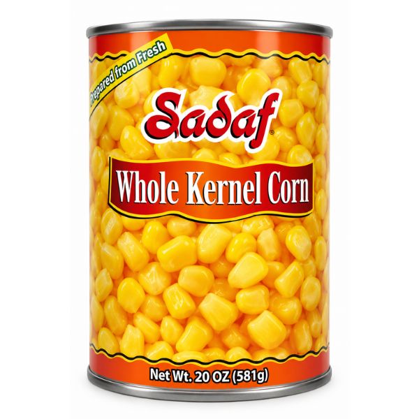 Sadaf Whole Kernel Corn, 581gr