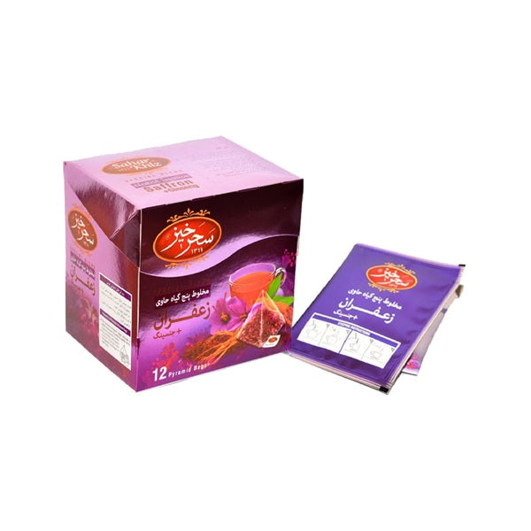 Saharkhiz Saffron Ginseng Infusion, 12bag