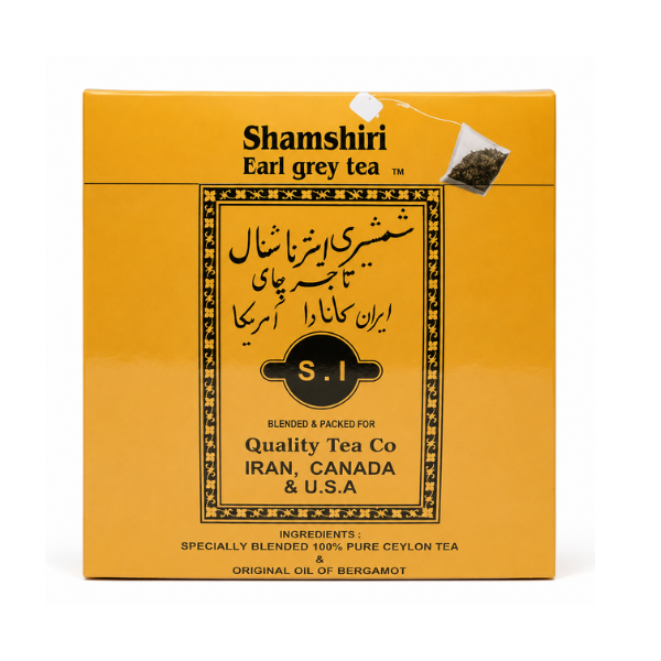 Shamshiri Earl Gray Teabag, 50pcs