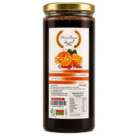 Shirin Banou Orange Paste, 500gr