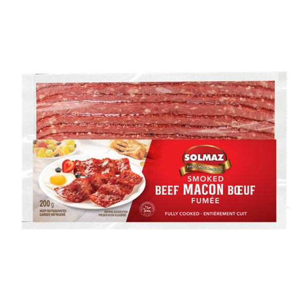 Solmaz Beef Smoked Macon, 200gr