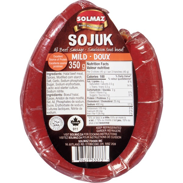 Solmaz Sojuk beef sausage