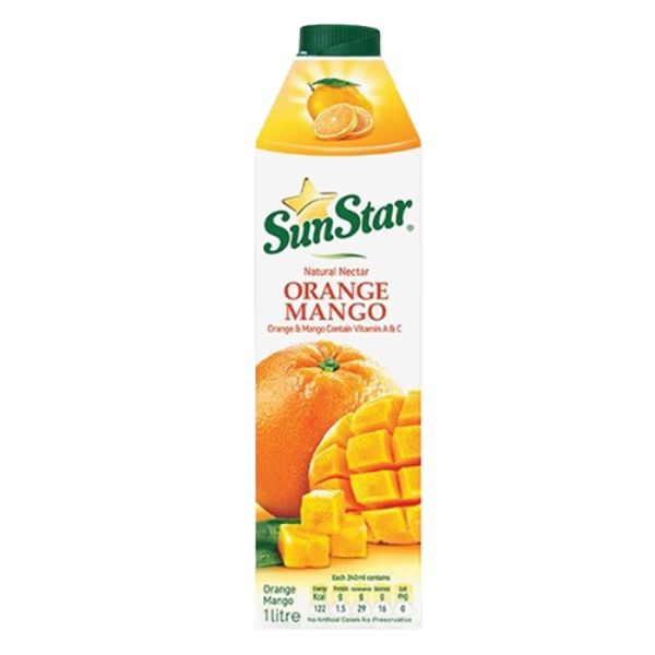 Sun Star Orange Mango Juice, 1L