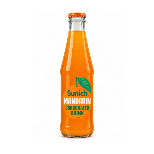 Sunich Mandarin Carbonated Drink, 250cc