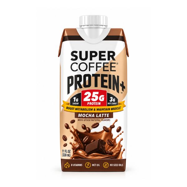 Super Coffee Protein+ Mocha Latte Shake, 325mL