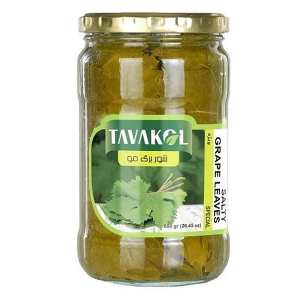 Tavakol pickled grape leaves