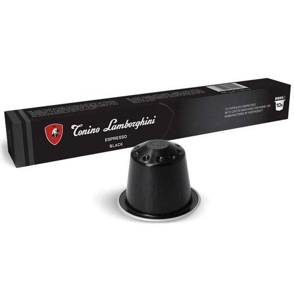 Tonino L. Nespresso coffee capsules black