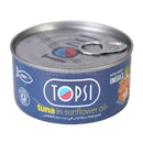 کنسرو ماهی فیله تن در روغن گیاهی تاپسی