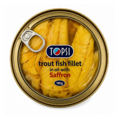 Topsi Trout Fillet with Saffron, 180gr
