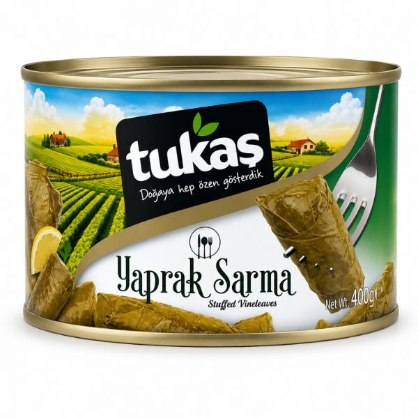 Tukas Stuffed Vineleaves, 400gr