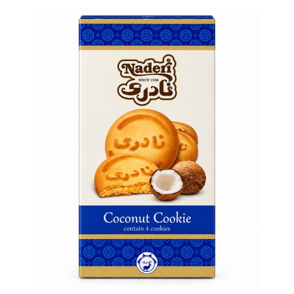 Naderi Coconut Cookie, 4pc