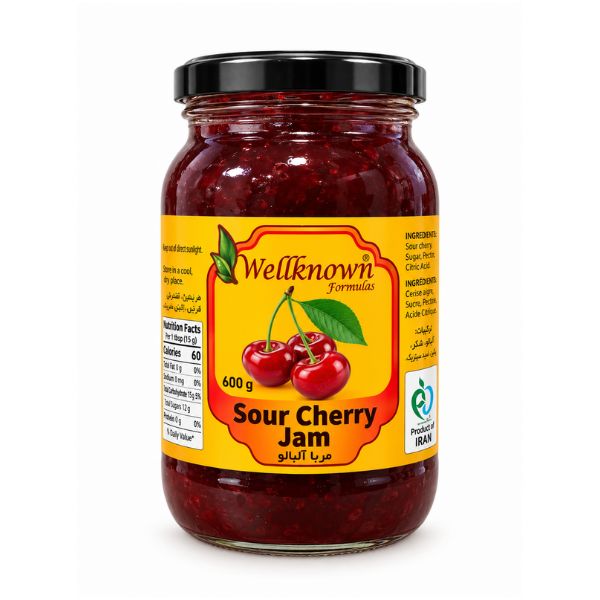 Wellknown Sour Cherry Jam, 600gr