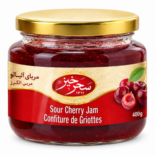 Saharkhiz Sour Cherry Jam, 400gr