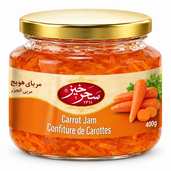 Confiture de carottes Saharkhiz, 400g