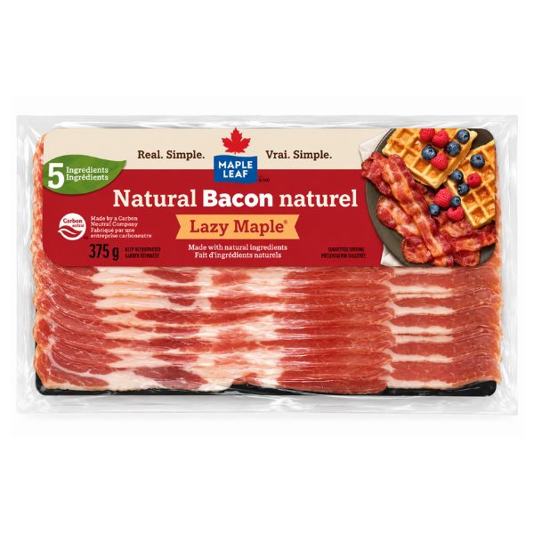 Bacon paresseux Maple Leaf, 375g