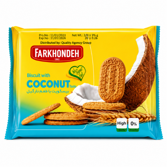 Farkhondeh Coconut Biscuit, 320gr
