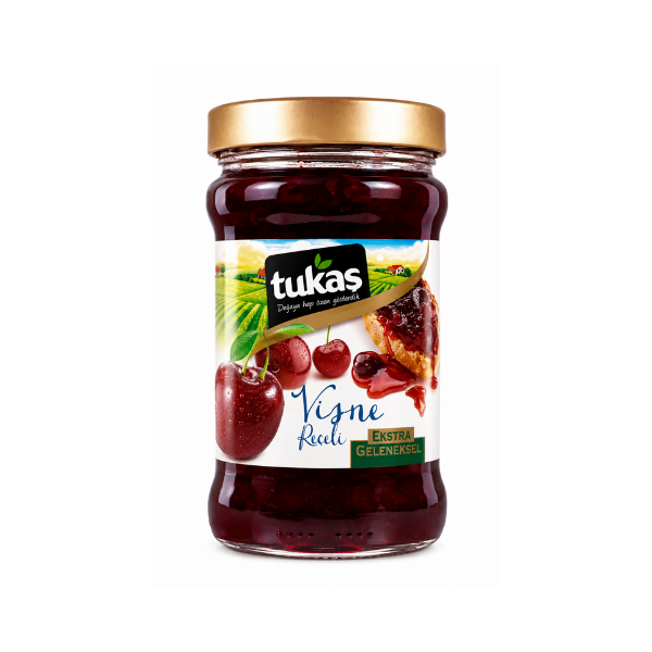 Tukas Sour Cherry Jam, 380gr