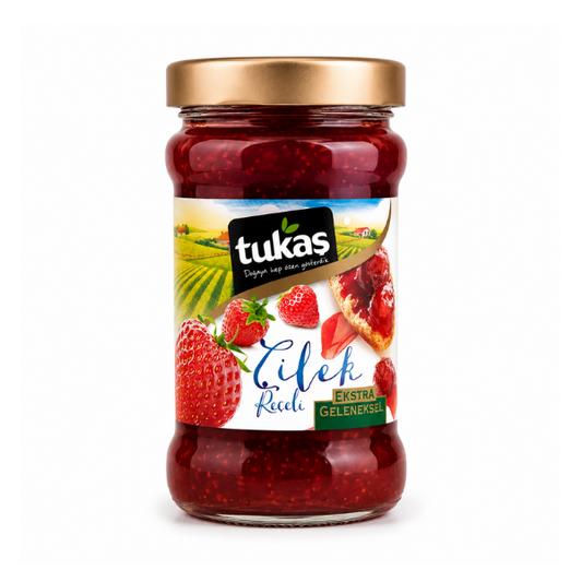 Tukas Strawberry Jam, 380gr